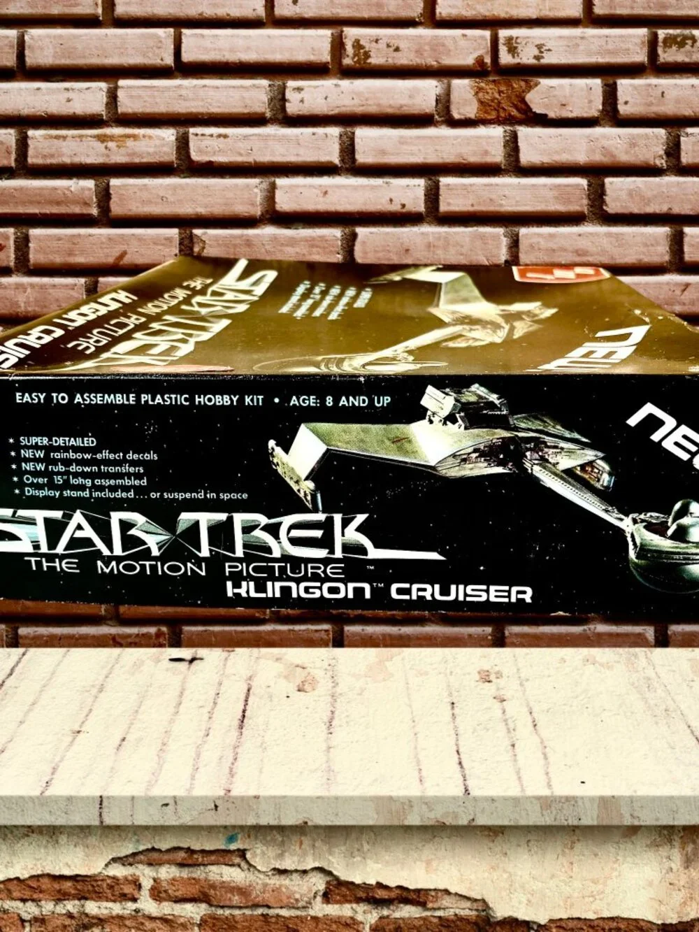 Star Trek The Motion Picture Klingon Cruiser Model Kit Vintage 1979 AMT Open Box